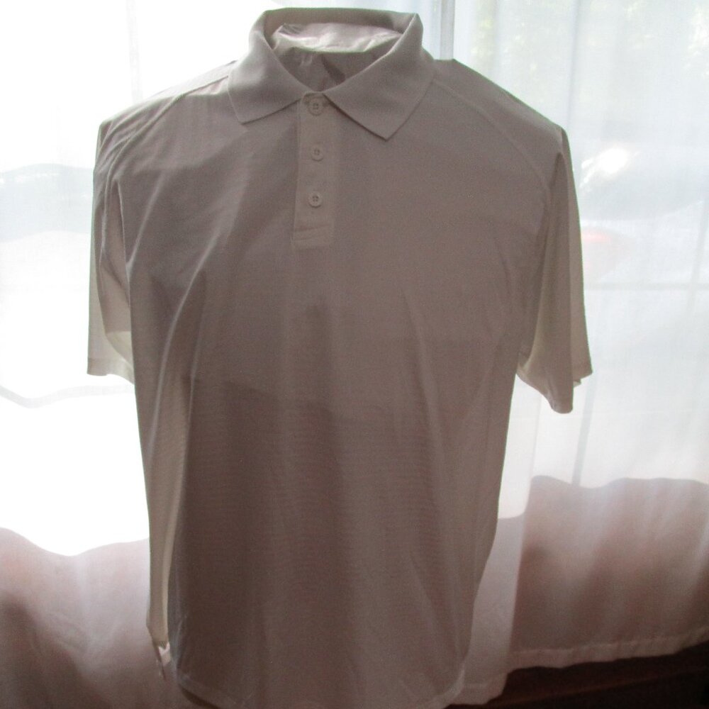 UA Mens Large white Polo